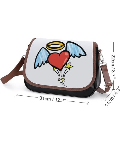 Printed Crossbody Bags Women City Leather Shoulder Bag Satchel Hobo Bags Trendy Cartoon Bunny Cute Color10 $23.52 Hobo Bags