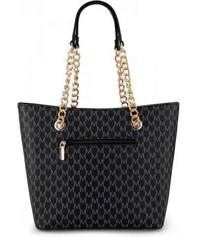 Purse and Handbags for Women Chain Shoulder Tote Bag G Black $18.24 Totes