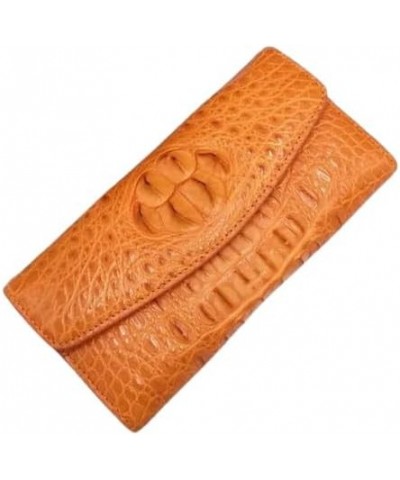 Authentic True Crocodile Skin Women's Long Chic Wallet Female Card Holders Exotic Real Alligator Leather Lady Large Clutch Pu...