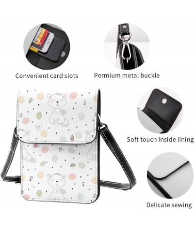 Womens Crossbody Bags Abstract Geometric Pattern Phone Bag Wallet Purses Adjustable Strap Cute Cats Pattern (5) $19.77 Crossb...