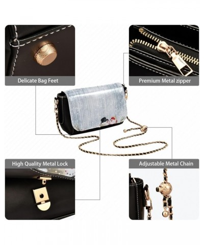 Crossbody Bags for Women Trendy Women's Black Shoulder Bag Small PU Leather Flap Cross Body Bag Handbags Pattern4 $22.95 Cros...