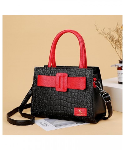 Women's tote bag cross-body bag Dark Gray $33.15 Crossbody Bags