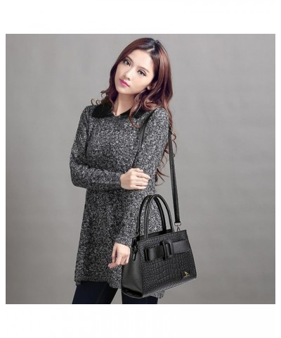 Women's tote bag cross-body bag Dark Gray $33.15 Crossbody Bags