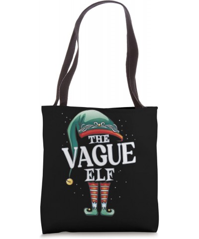 Vague Elf Christmas Group Xmas Pajama Party Tote Bag $13.66 Totes