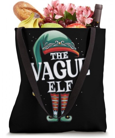 Vague Elf Christmas Group Xmas Pajama Party Tote Bag $13.66 Totes