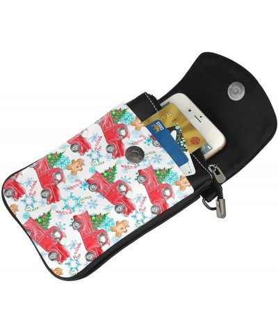 Crossbody Phone Bags for Women Leather Cell Phone Purse Lightweight Cell Phone Wallet Christmas Tree Truck3 $15.19 Crossbody ...