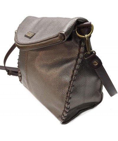 Charming Crossbody Bag Shoulder Handbag With Flap Top and Zipper Pewter (Coin Purse_ Octpus) $31.59 Crossbody Bags