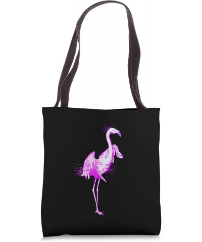 Colorful drawing of a flamingo Tote Bag $17.40 Totes