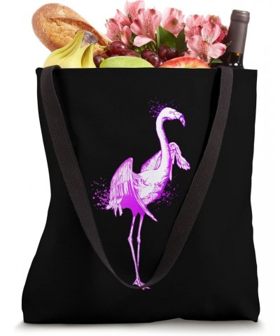 Colorful drawing of a flamingo Tote Bag $17.40 Totes