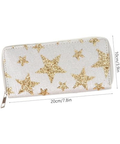 3pcs Five-pointed Star Wallet Purse Leather Change Holder Zip Around Wallets for Women Blocking Wallet Women Womens Clutch Wo...