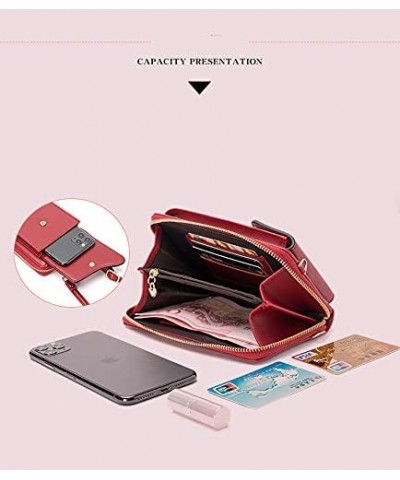 Crossbody Bags for Women for Moto G7 Plus 2019 Cell Phone Wallet Purse Shoulder Bag with Credit Card Slots Adjustable Shoulde...