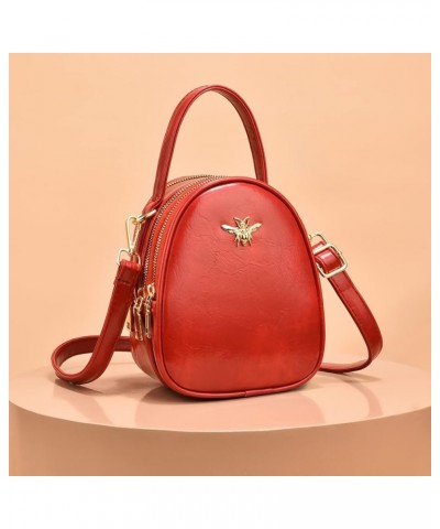 Lightweight Small Crossbody Bags Shoulder Bag for Women Stylish Ladies Cell Phone Purse and Handbags Wallet 0-0-21-red $10.39...