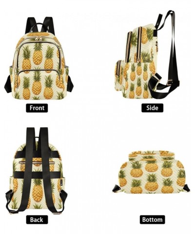 Artwork Pineapple Fruit Women Backpack Purse Ladies Fashion Shoulder Bag Daypack Travel Bag 10L Medium $17.84 Backpacks