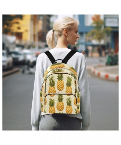 Artwork Pineapple Fruit Women Backpack Purse Ladies Fashion Shoulder Bag Daypack Travel Bag 10L Medium $17.84 Backpacks