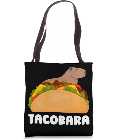 Funny Capybara Tacobara Taco Lover Graphic Men Women Kids Tote Bag $10.75 Totes