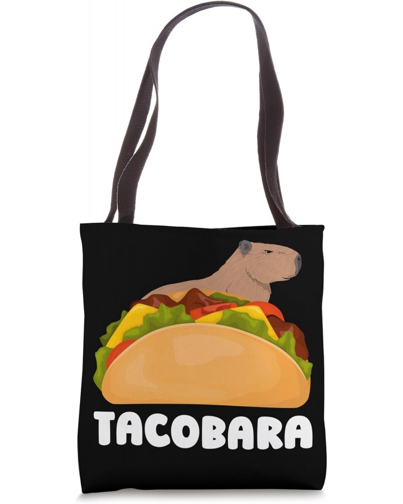 Funny Capybara Tacobara Taco Lover Graphic Men Women Kids Tote Bag $10.75 Totes