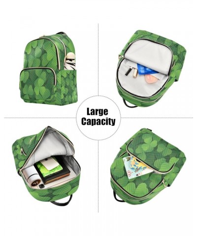 Mini Backpack for Women, St Patricks Pattern Travel Backpack Purse for Ladies, Small Bookbag Daypack Shoulder Bag M A132 Smal...