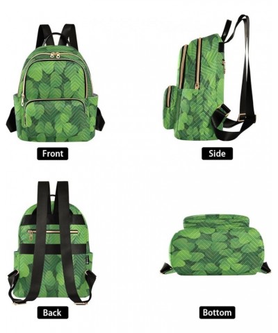 Mini Backpack for Women, St Patricks Pattern Travel Backpack Purse for Ladies, Small Bookbag Daypack Shoulder Bag M A132 Smal...