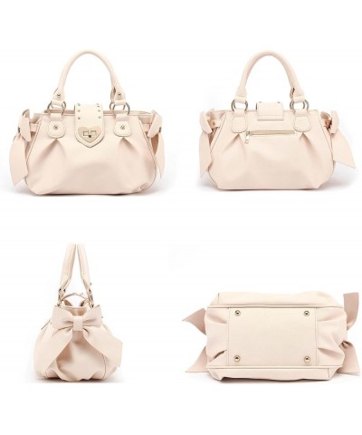 Womens Sweet Lolita Handbags Fashion Ladies Handbags & Shoulder Bags PU Leather Crossbody Bags Top handle Bags Beige $24.64 S...