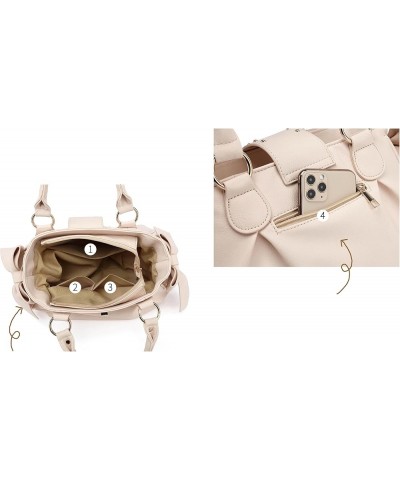 Womens Sweet Lolita Handbags Fashion Ladies Handbags & Shoulder Bags PU Leather Crossbody Bags Top handle Bags Beige $24.64 S...