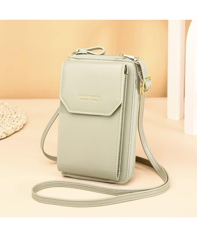 Ladies Wallet PU Leather Long Mobile Phone Bag Fashion Multifunctional Wallet Diagonal Bag (Color : A) E $38.21 Wallets