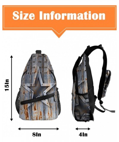 Crossbody Bags for Men Women Waterproof Sling Bag Shoulder Chest Bag Backpack Daypack for Hiking Travel Sports Running Pentag...