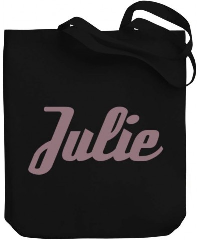 Julie Italic Font Canvas Tote Bag 10.5" x 16" x 4 $21.59 Totes