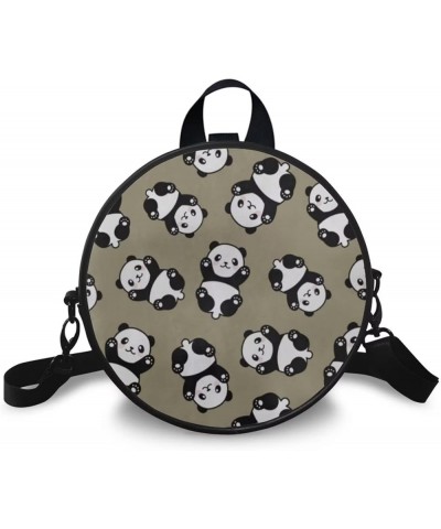 Womens Fashion Shoulder Bag Retro Classic Crossbody Zipper Pocket Adjustable Strap Graphics Small Purses Panda $13.16 Totes