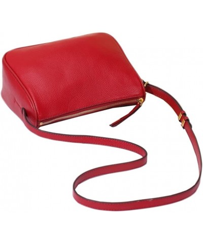 Casual Messenger Bag Genuine Leather Satchel Cross-body Bags Women's Unique Shoulder Bags Hobo Handbags (Red) Red $46.78 Satc...