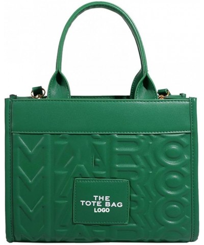 The letter tote bag becomes a shoulder crossbody bag Green $31.95 Totes