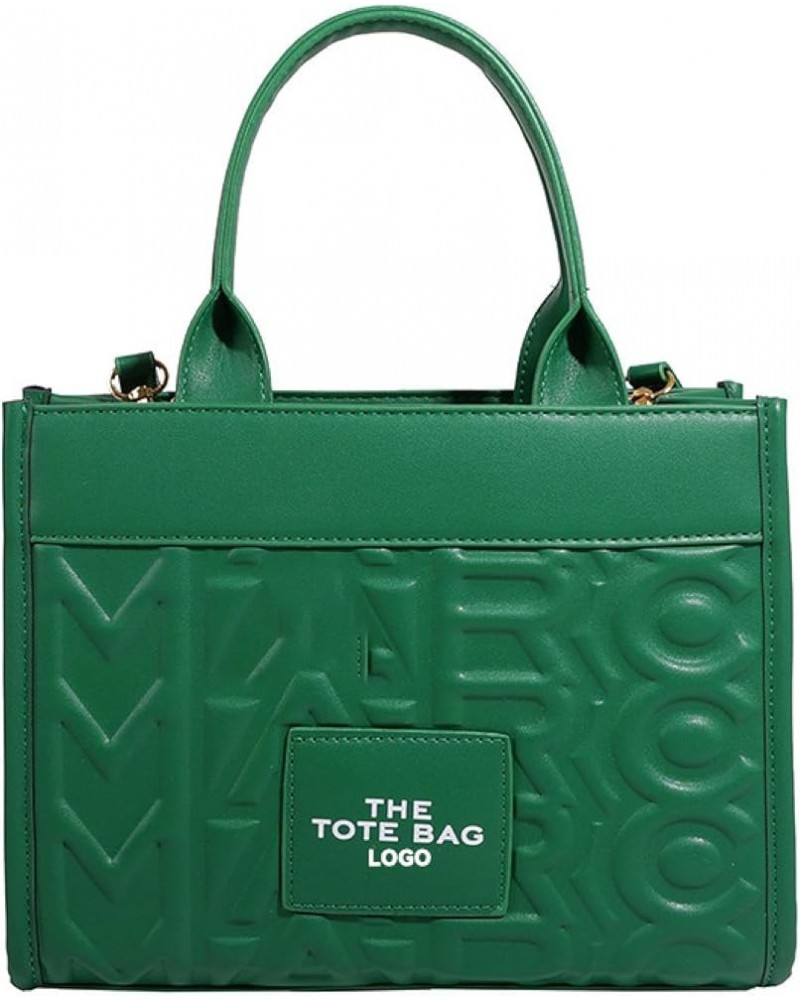 The letter tote bag becomes a shoulder crossbody bag Green $31.95 Totes