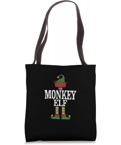 Monkey Elf Family Matching Group Christmas Gifts Funny Tote Bag $12.53 Totes