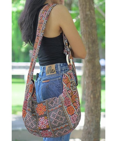 Women's Crossbody Handbags Hippie bag Hobo Bags for Women Shoulder Sling Bag Hippie Tote Bag Hippie Purse Tribe_chocolate $13...