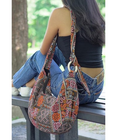 Women's Crossbody Handbags Hippie bag Hobo Bags for Women Shoulder Sling Bag Hippie Tote Bag Hippie Purse Tribe_chocolate $13...