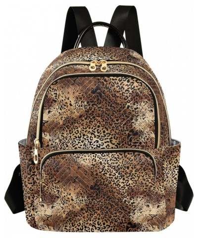 Mini Backpack Purse for Women Lightweight Girls Small Size Leopard Spot School Teens College Traveling Medium $14.85 Backpacks