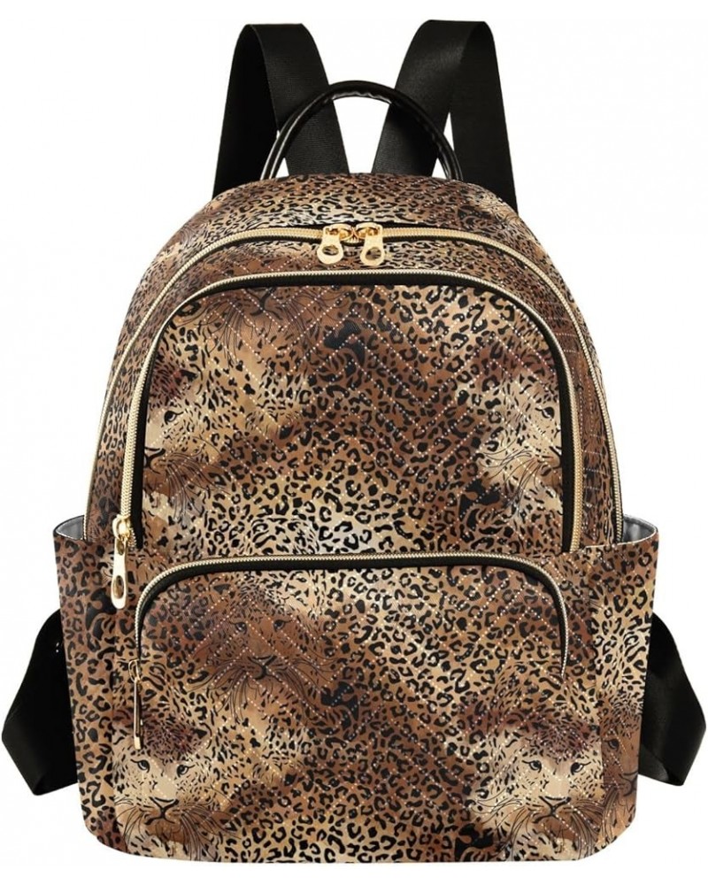 Mini Backpack Purse for Women Lightweight Girls Small Size Leopard Spot School Teens College Traveling Medium $14.85 Backpacks