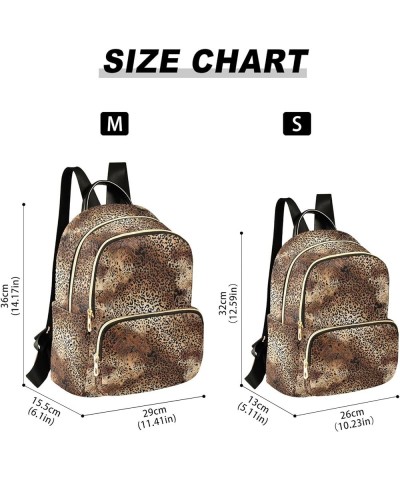 Mini Backpack Purse for Women Lightweight Girls Small Size Leopard Spot School Teens College Traveling Medium $14.85 Backpacks