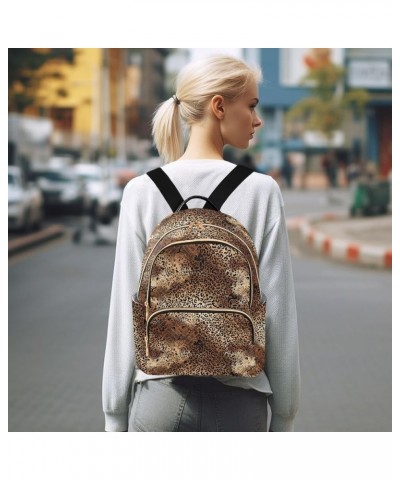 Mini Backpack Purse for Women Lightweight Girls Small Size Leopard Spot School Teens College Traveling Medium $14.85 Backpacks