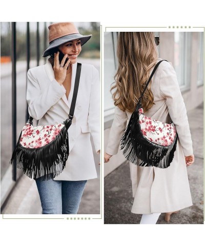 Tassel Crossbody Handbags for Women Ample Capacity Shoulder Bag with Adjustable Strap Durable Shoulder Purse Bls-14 $11.21 Cr...