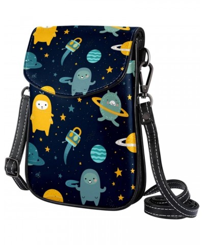 Crossbody Bags for Women,Crossbody Bag Men,Small Sling Bag,Alpaca Sloth Turtle Chameleon in Space,Crossbody Purse $13.42 Cros...