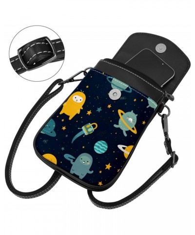 Crossbody Bags for Women,Crossbody Bag Men,Small Sling Bag,Alpaca Sloth Turtle Chameleon in Space,Crossbody Purse $13.42 Cros...