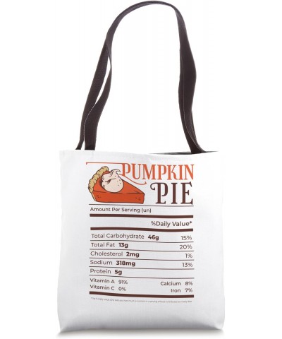 Pumpkin Pie Funny Thanksgiving Christmas Matching Tote Bag $13.90 Totes