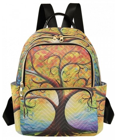 Life Tree Fashion Backpack Purse Ladies Fashion Rucksack Travel Shoulder Bag Casual Daily Backpack Work Bag Small $16.28 Back...