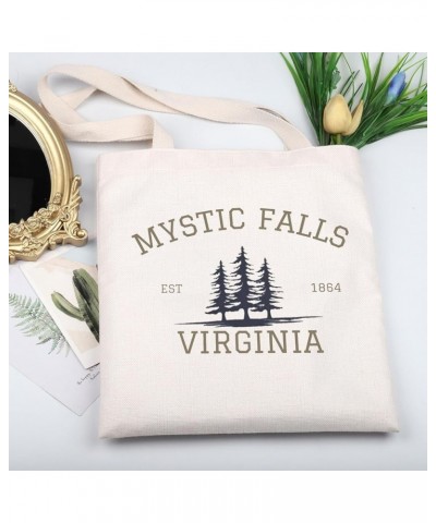 Vampire TV Show Merchandise Tote Bag TVD Enthusiasts Gift Vampire Lover Gift Mystic Falls Virginia Est 1864 Gift Us-mysticfal...