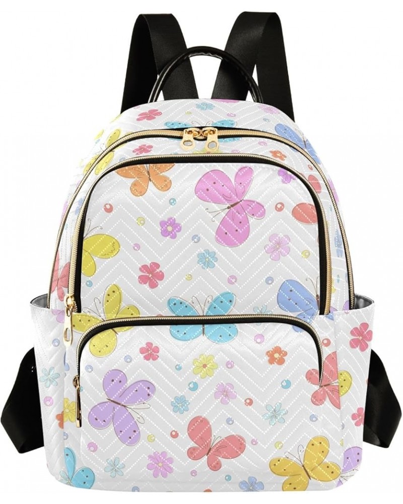 Mini Backpack Purse for Women Lightweight Girls Small Size Cute Butterfly Color School Teens College Traveling Small $18.14 B...