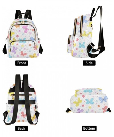 Mini Backpack Purse for Women Lightweight Girls Small Size Cute Butterfly Color School Teens College Traveling Small $18.14 B...