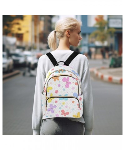 Mini Backpack Purse for Women Lightweight Girls Small Size Cute Butterfly Color School Teens College Traveling Small $18.14 B...