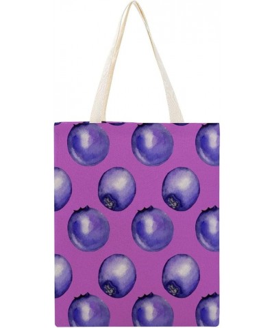 Sweet Blueberries Canvas Beach Bags, Teacher Bag for Bridal Party, Inspirational Gifts for Women Style-3 $9.89 Totes