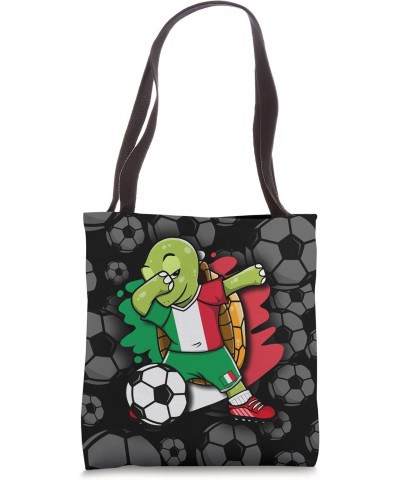 Dabbing Turtle Italy Soccer Fans Jersey Italian Football Fan Tote Bag $10.27 Totes