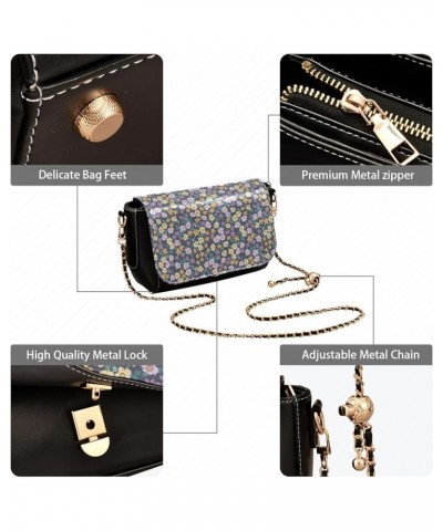 Crossbody Bags for Women Trendy Women's Black Shoulder Bag Small PU Leather Flap Cross Body Bag Handbags Pattern1 $23.36 Cros...